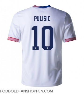Forenede Stater Christian Pulisic #10 Hjemmebanetrøje Copa America 2024 Kortærmet
